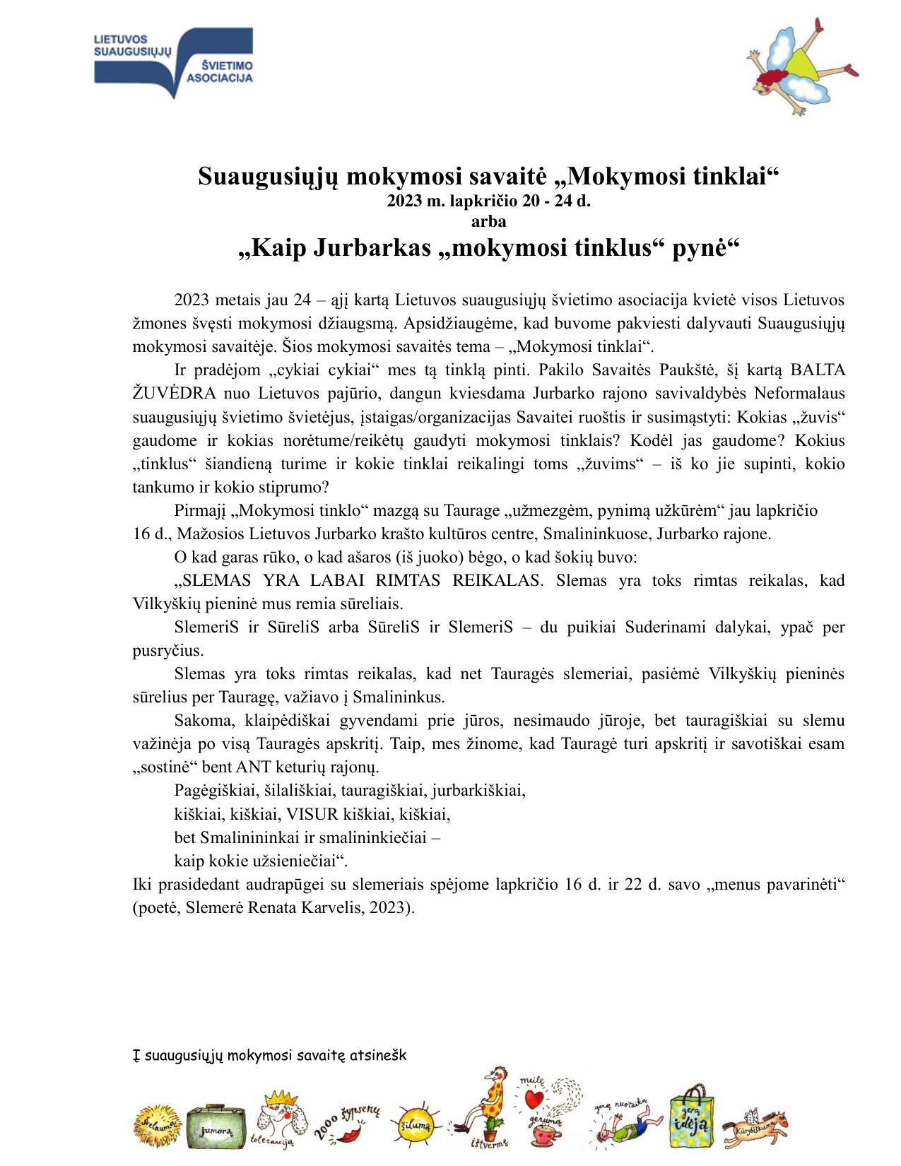 NSŠ tinklus bepinant ATASKAITA 2023