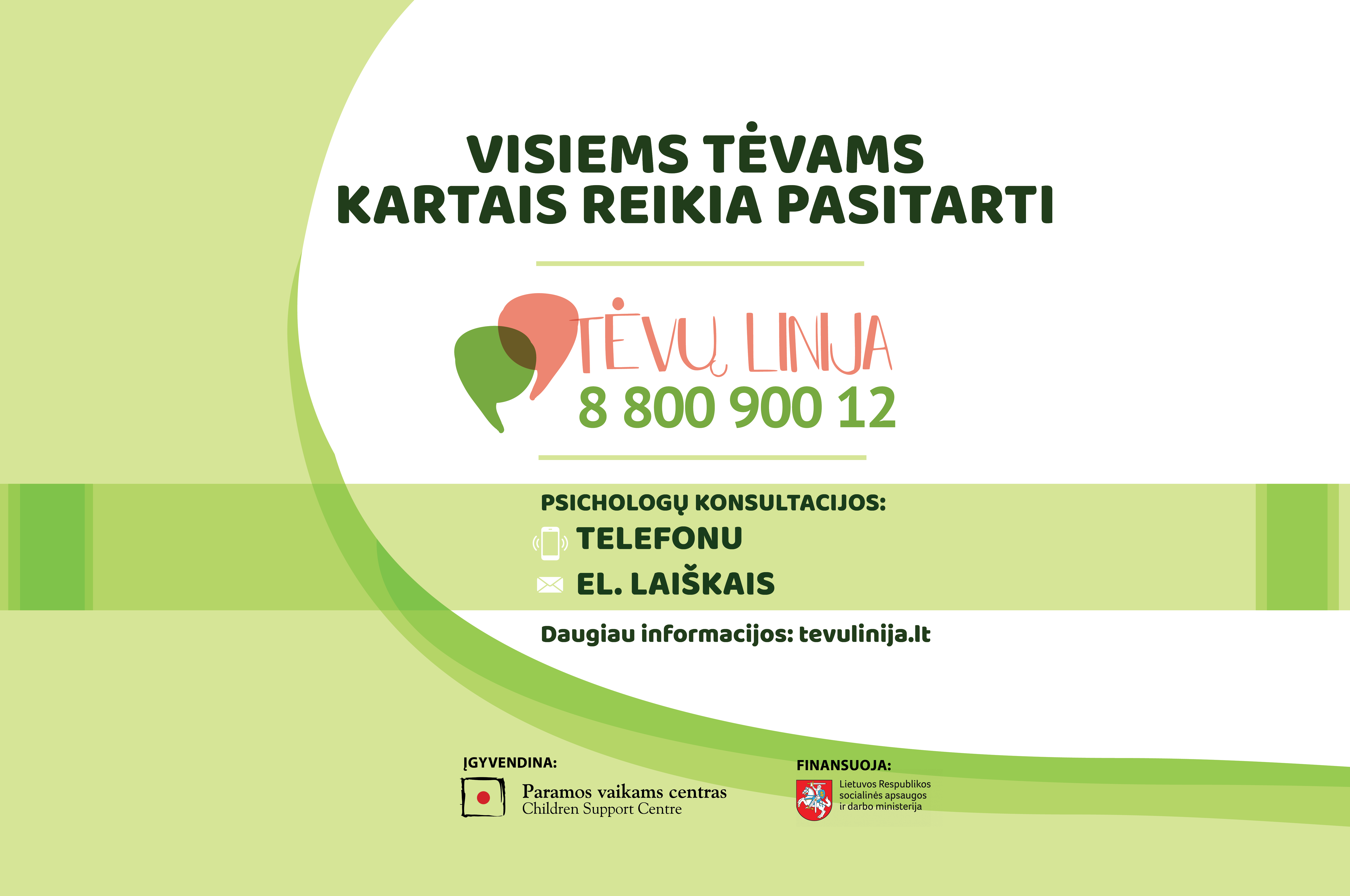 Tėvų linija baneris